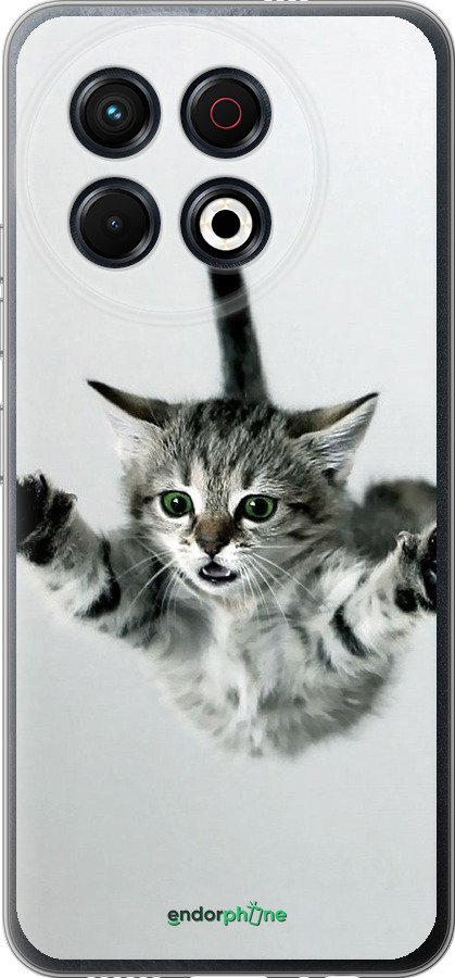 Силіконовий чехол Літаюче кошеня для Tecno Spark 30 Pro 4G - 2322u-3895 изображение 