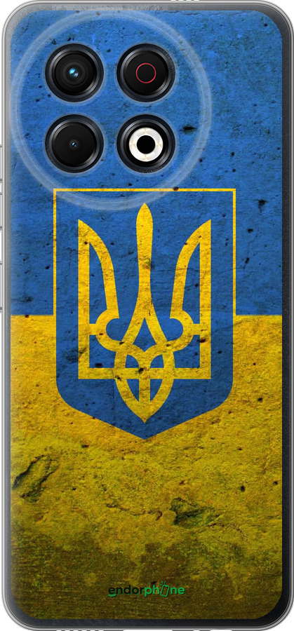 Силіконовий чехол Прапор і герб України 2 для Tecno Spark 30 Pro 4G - 378u-3895 изображение 