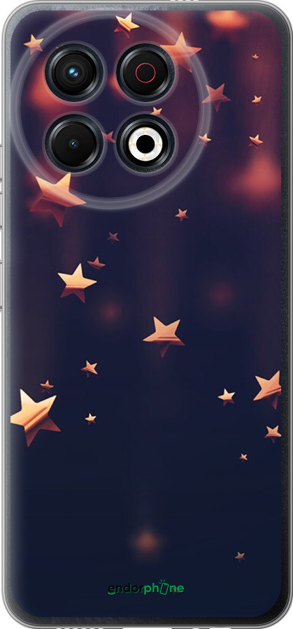 Силиконовый чехол Падающие звезды для Tecno Spark 30 Pro 4G - 3974u-3895 изображение 