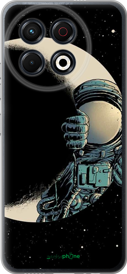 Силиконовый чехол Астронавт для Tecno Spark 30 Pro 4G - 4134u-3895 изображение 