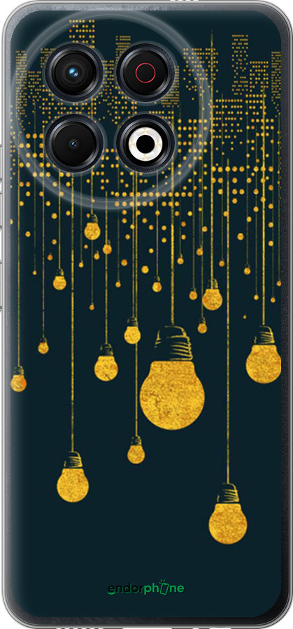 Силиконовый чехол Иллюстрация ночного города для Tecno Spark 30 Pro 4G - 4162u-3895 изображение 