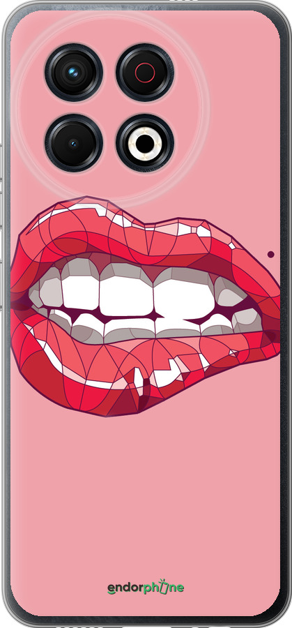 Силіконовий чехол Sexy lips для Tecno Spark 30 Pro 4G - 4174u-3895 изображение 