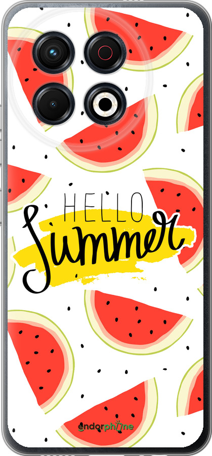 Силиконовый чехол Hello Summer для Tecno Spark 30 Pro 4G - 4356u-3895 изображение 