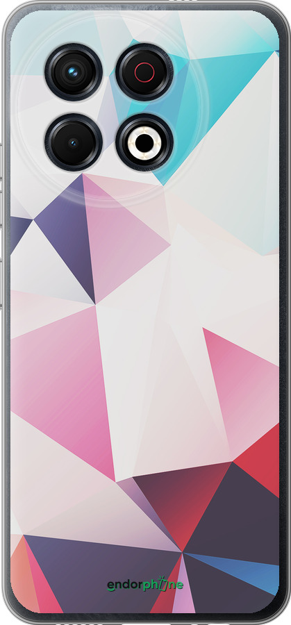 Силиконовый чехол Геометрия 3 для Tecno Spark 30 Pro 4G - 4415u-3895 изображение 