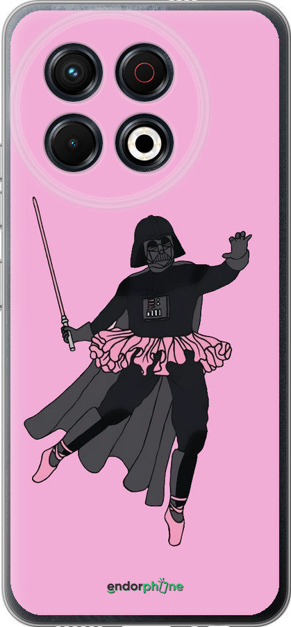 Силиконовый чехол Pink Wader для Tecno Spark 30 Pro 4G - 4456u-3895 изображение 