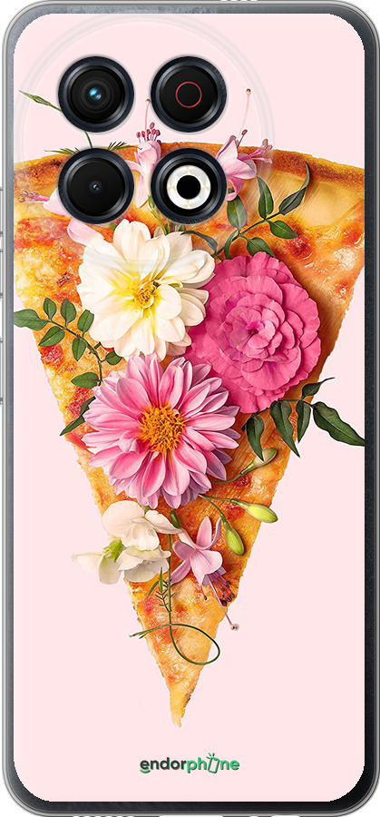 Силиконовый чехол pizza для Tecno Spark 30 Pro 4G - 4492u-3895 изображение 