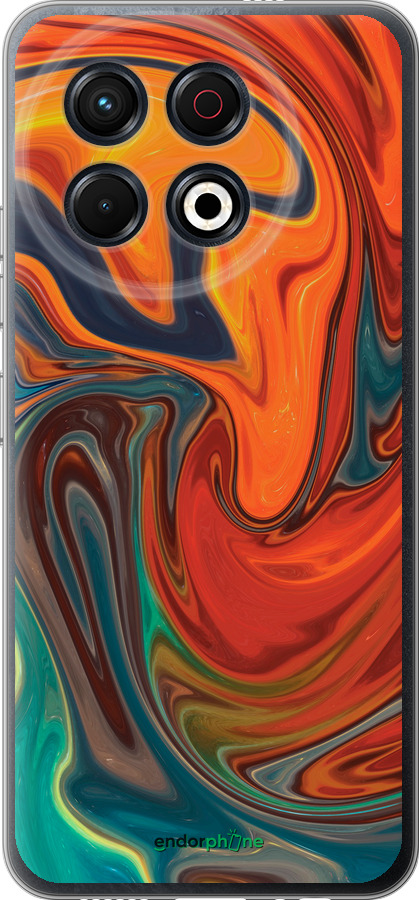 Силиконовый чехол Абстрактный фон для Tecno Spark 30 Pro 4G - 4547u-3895 изображение 