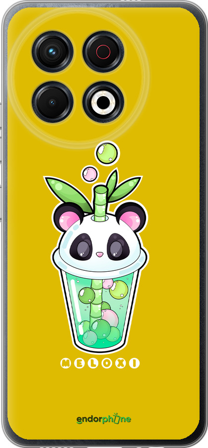Силиконовый чехол Панда 1 для Tecno Spark 30 Pro 4G - 4558u-3895 изображение 
