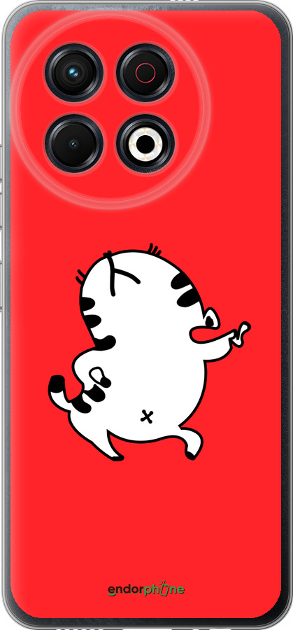 Силіконовий чехол Кошеня для Tecno Spark 30 Pro 4G - 4577u-3895 изображение 