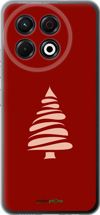Силиконовый чехол Новогодний 15 для Tecno Spark 30 Pro 4G - 4628u-3895 изображение 