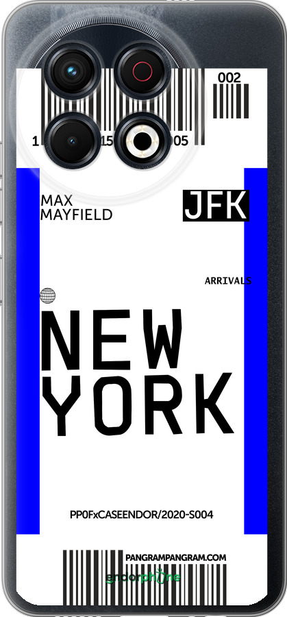 Силиконовый чехол New York для Tecno Spark 30 Pro 4G - 4861u-3895 изображение 