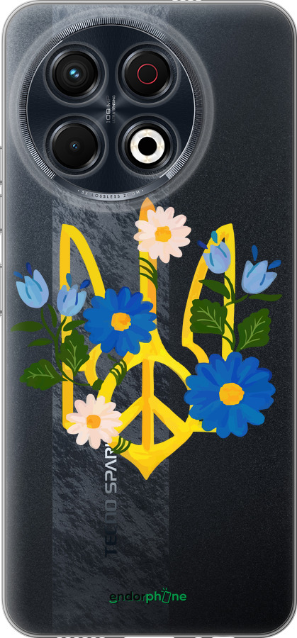 Силиконовый чехол Герб v3 для Tecno Spark 30 Pro 4G - 5265u-3895 изображение 