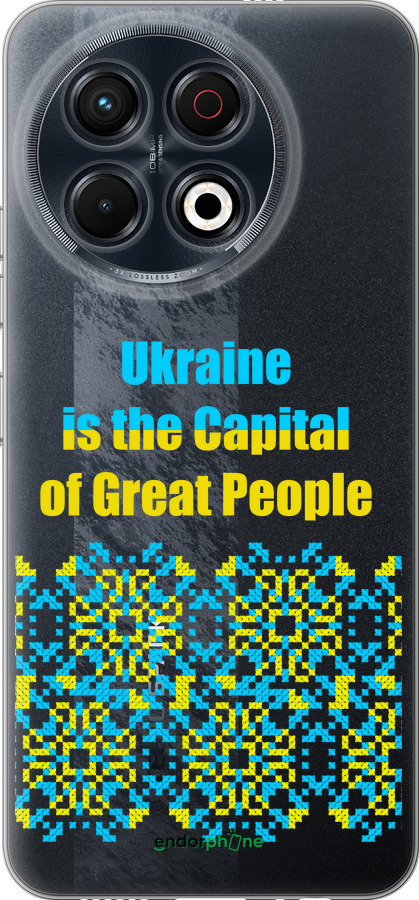Силиконовый чехол Ukraine для Tecno Spark 30 Pro 4G - 5283u-3895 изображение 