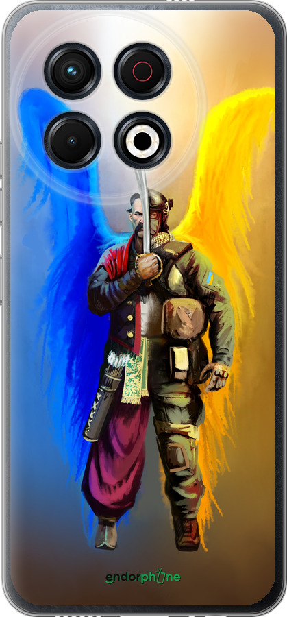 Силіконовий чехол Воїн Ангел  для Tecno Spark 30 Pro 4G - 5317u-3895 изображение 