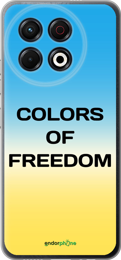 Силіконовий чехол Colors of Freedom для Tecno Spark 30 Pro 4G - 5453u-3895 изображение 