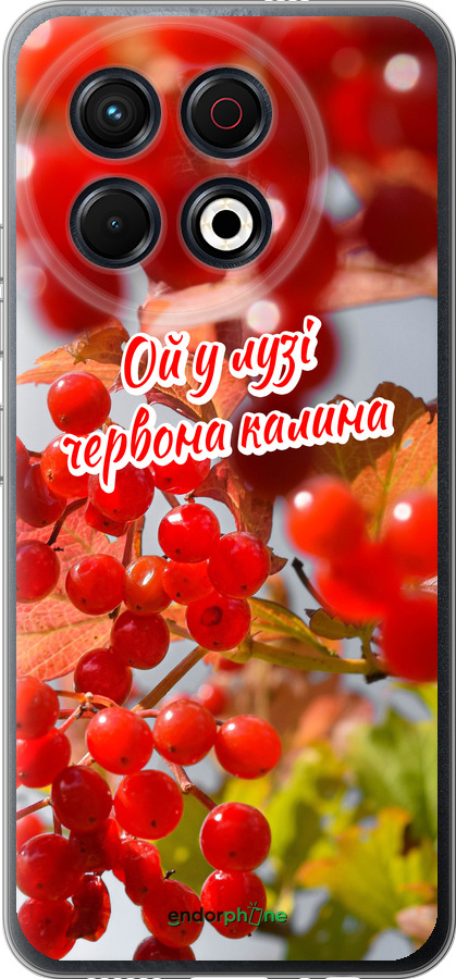 Силиконовый чехол Калина для Tecno Spark 30 Pro 4G - 5454u-3895 изображение 