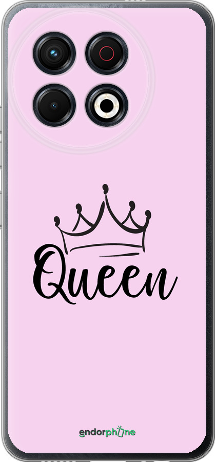 Силіконовий чехол Queen & King для неї для Tecno Spark 30 Pro 4G - 5520u-3895 изображение 