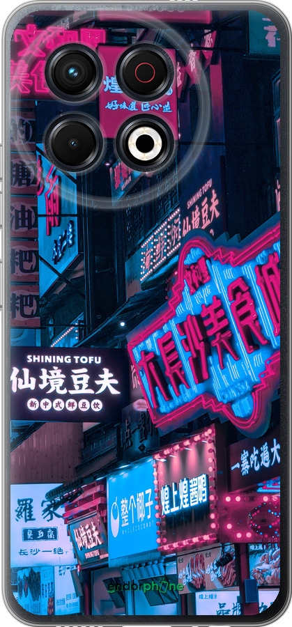 Силиконовый чехол Hong Kong City для Tecno Spark 30 Pro 4G - 5536u-3895 изображение 