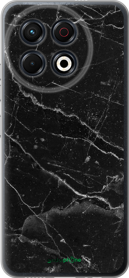 Силіконовий чехол Чорний мармур v2 для Tecno Spark 30 Pro 4G - 5568u-3895 изображение 