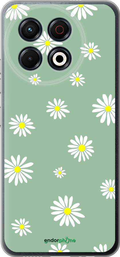 Силіконовий чехол Ромашки v4 для Tecno Spark 30 Pro 4G - 5603u-3895 изображение 