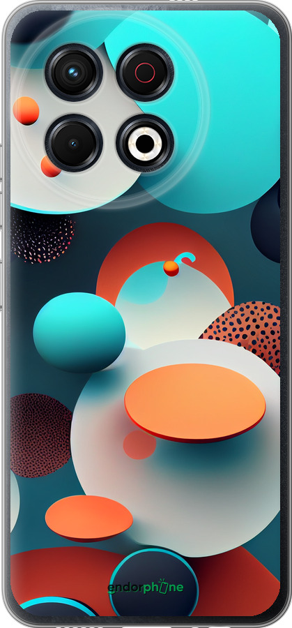 Силіконовий чехол Горошок абстракція для Tecno Spark 30 Pro 4G - 5608u-3895 изображение 