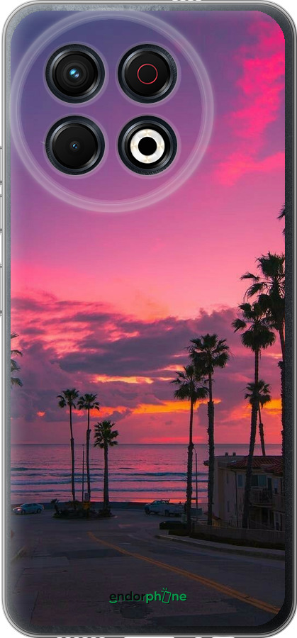 Силіконовий чехол Пальми для Tecno Spark 30 Pro 4G - 5873u-3895 изображение 