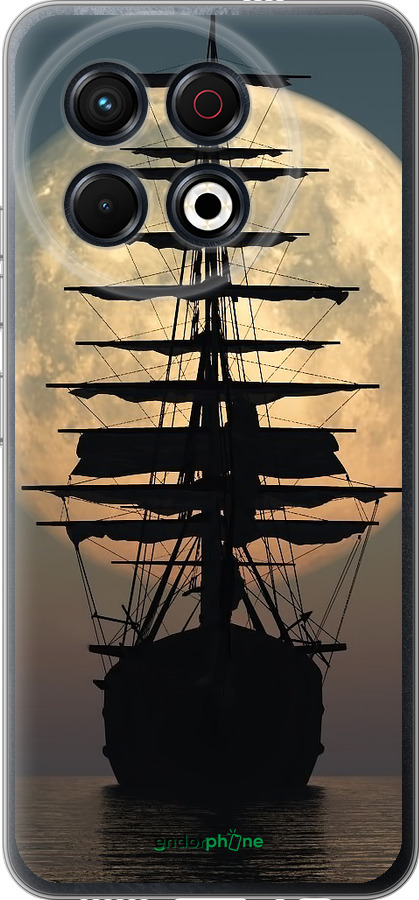Силиконовый чехол Корабль для Tecno Spark 30 Pro 4G - 5998u-3895 изображение 