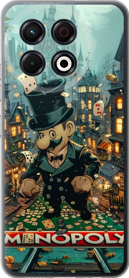 Силиконовый чехол Сказочный Monopoly для Tecno Spark 30 Pro 4G - 6086u-3895 изображение 