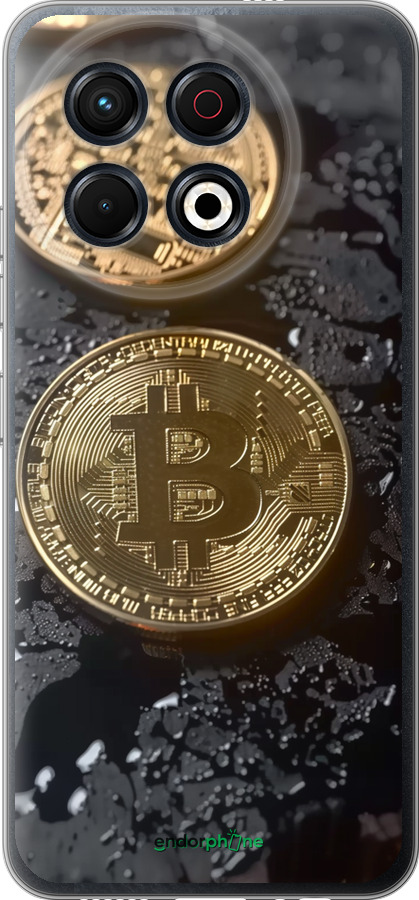 Силіконовий чехол Вулканійчний Bitcoin для Tecno Spark 30 Pro 4G - 6092u-3895 изображение 
