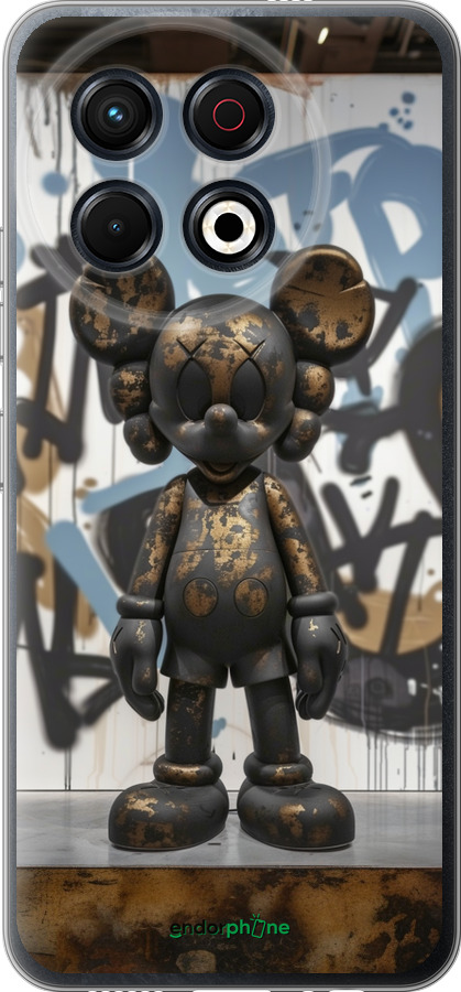 Силіконовий чехол Bronze kaws v2 для Tecno Spark 30 Pro 4G - 6098u-3895 изображение 