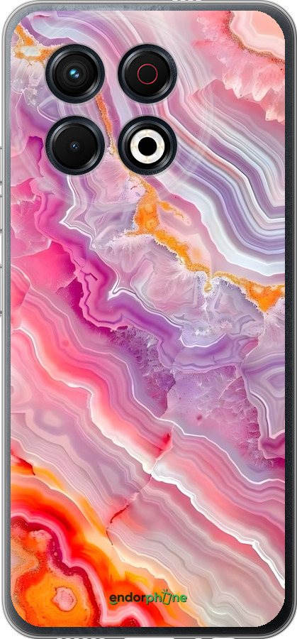 Силиконовый чехол Мрамор 2 для Tecno Spark 30 Pro 4G - 6307u-3895 изображение 