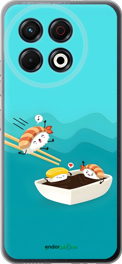 Силиконовый чехол Суши для Tecno Spark 30 Pro 4G - 6354u-3895 изображение 