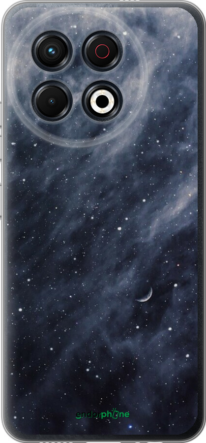 Силиконовый чехол Голубые облака, Голубая луна для Tecno Spark 30 Pro 4G - 6398u-3895 изображение 