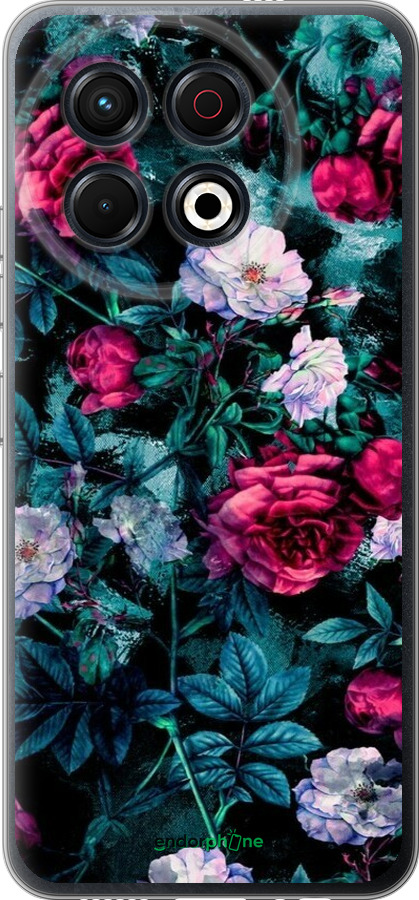 Силиконовый чехол Сад и розы для Tecno Spark 30 Pro 4G - 6483u-3895 изображение 
