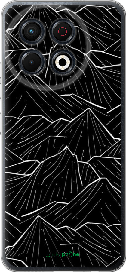 Силіконовий чехол Із зображенням Темних гір для Tecno Spark 30 Pro 4G - 6489u-3895 изображение 