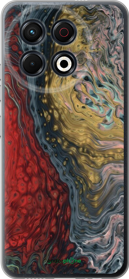 Силиконовый чехол С изображением абстрактной живописи для Tecno Spark 30 Pro 4G - 6530u-3895 изображение 