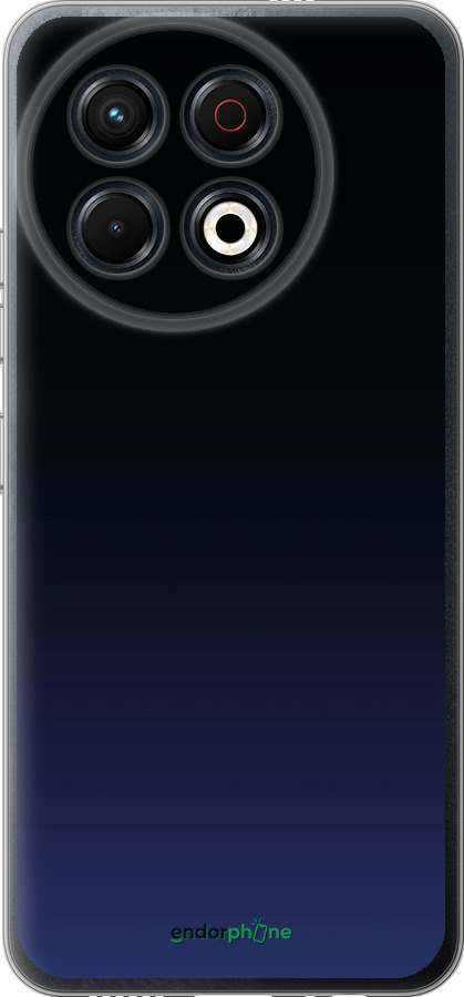 Силиконовый чехол Градиент в тёмно - синем стиле для Tecno Spark 30 Pro 4G - 6542u-3895 изображение 