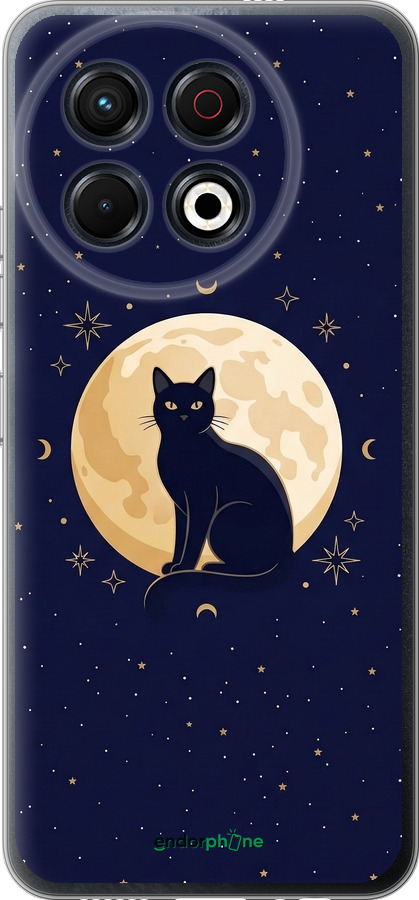 Силіконовий чехол Cute Cat Celestial/Witchy для Tecno Spark 30 Pro 4G - 6787u-3895 изображение 