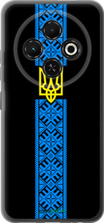 Силиконовый чехол Тризуб в вышиванке для Tecno Spark 30C - 1158u-3821 изображение 