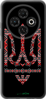 Силіконовий чехол Герб - вишиванка на чорному фоні для Tecno Spark 30C - 1196u-3821 изображение 