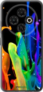 Силиконовый чехол брызги краски для Tecno Spark 30C - 3957u-3821 изображение 