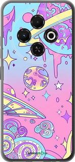 Силіконовий чехол Рожева галактика для Tecno Spark 30C - 4146u-3821 изображение 