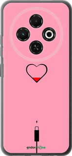 Силіконовий чехол Підзарядка серця1 для Tecno Spark 30C - 4275u-3821 изображение 