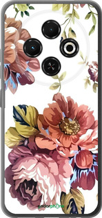 Силиконовый чехол Vintage flowers для Tecno Spark 30C - 4333u-3821 изображение 