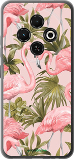 Силиконовый чехол фламинго 2 для Tecno Spark 30C - 4360u-3821 изображение 