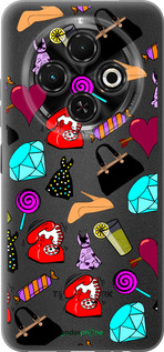 Силиконовый чехол stickers для Tecno Spark 30C - 4757u-3821 изображение 