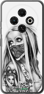 Силиконовый чехол Biohazard  8 для Tecno Spark 30C - 4824u-3821 изображение 