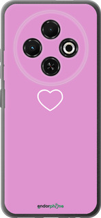 Силиконовый чехол Сердце 2 для Tecno Spark 30C - 4863u-3821 изображение 