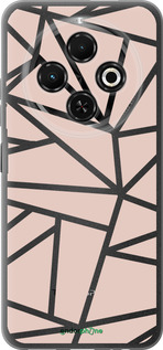 Силиконовый чехол Абстракция 2 для Tecno Spark 30C - 4872u-3821 изображение 
