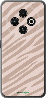 Силиконовый чехол Зебра беж для Tecno Spark 30C - 4875u-3821 изображение 